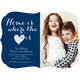 Navy Heart Photo Moving Announcements Image 2 of 6